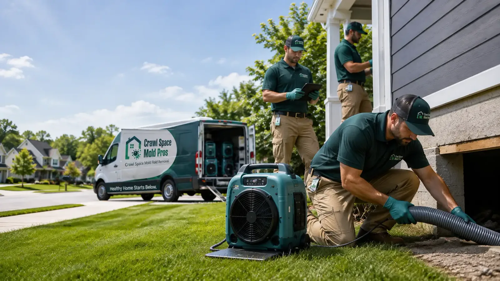Crawl Space Mold Removal in East Providence, RI